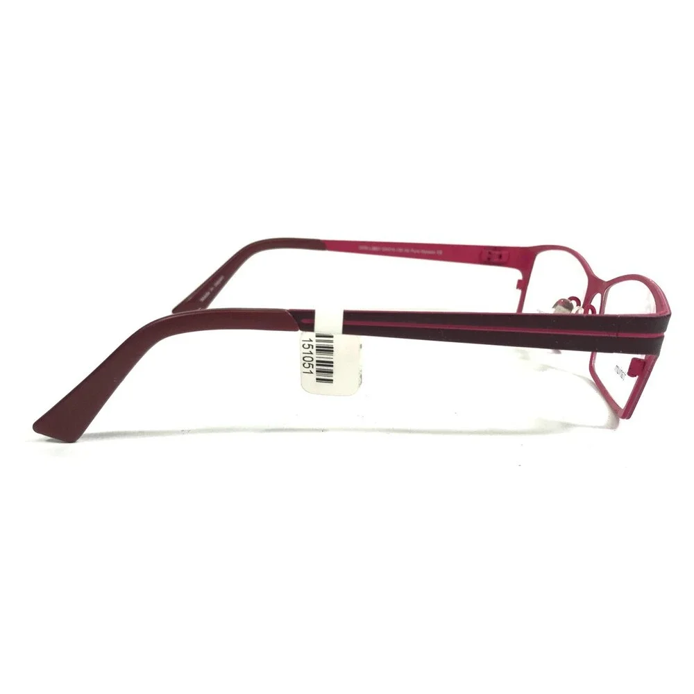 Prodesign Denmark Eyeglasses Frames 1379 c.3831 Red Pink Rectangular 53-15-130